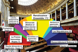 Les groupes parlementaires de la XVIème législature