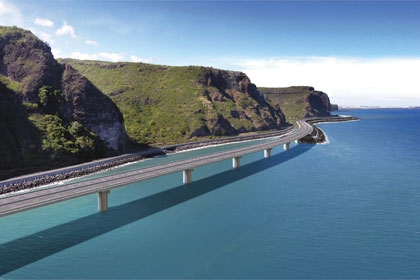 A La Réunion, la Nouvelle Route du Littoral avance à grandes enjambées