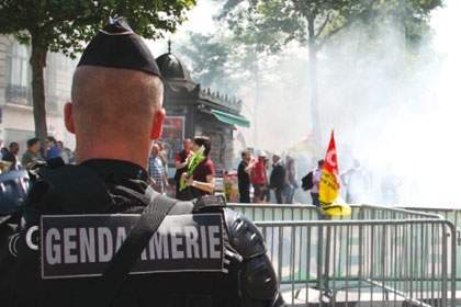 La liberté de manifester en question