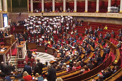 Le chahut sanctionné à l’Assemblée